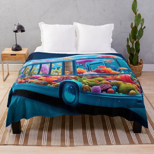 Item preview, Neon Aquarium Bus in the City Night designed and sold by oanaunciuleanu.