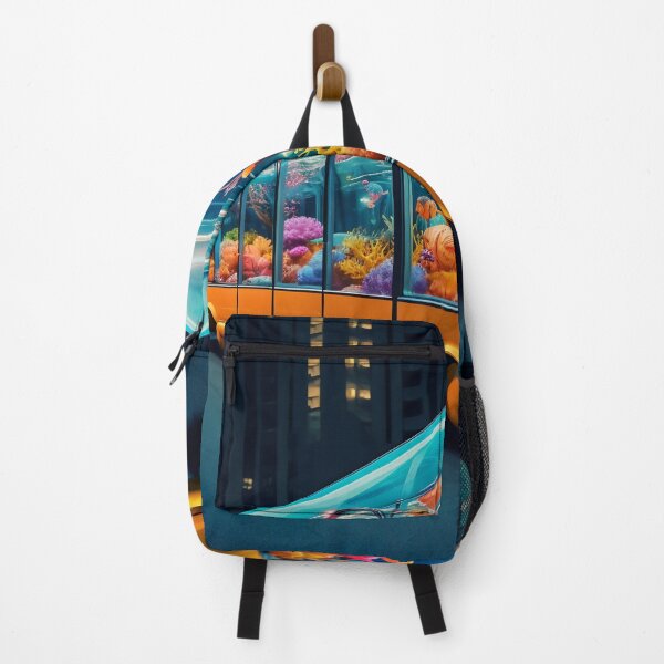 Item preview, Neon Aquarium Bus in the City Night designed and sold by oanaunciuleanu.