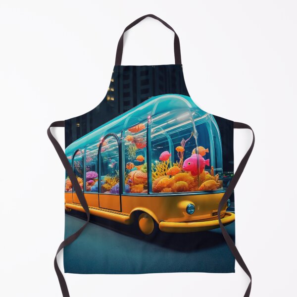 Item preview, Neon Aquarium Bus in the City Night designed and sold by oanaunciuleanu.