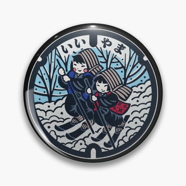 Item preview, Iiyama City Manhole Cover Art designed and sold by Musashi1996Art.