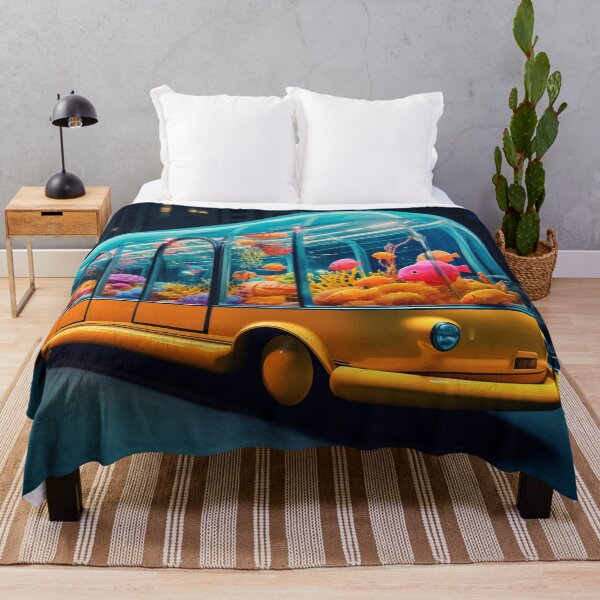 Item preview, Neon Aquarium Bus in the City Night designed and sold by oanaunciuleanu.