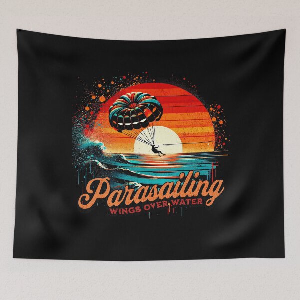 Item preview, Parasailing Wings over Water Design designed and sold by RedDesignSyc.