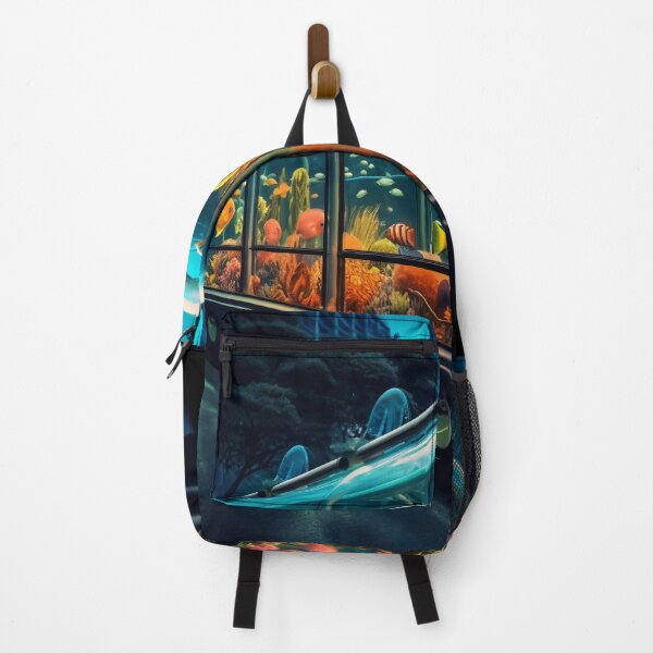 Item preview, Neon Aquarium Bus in the City Night designed and sold by oanaunciuleanu.