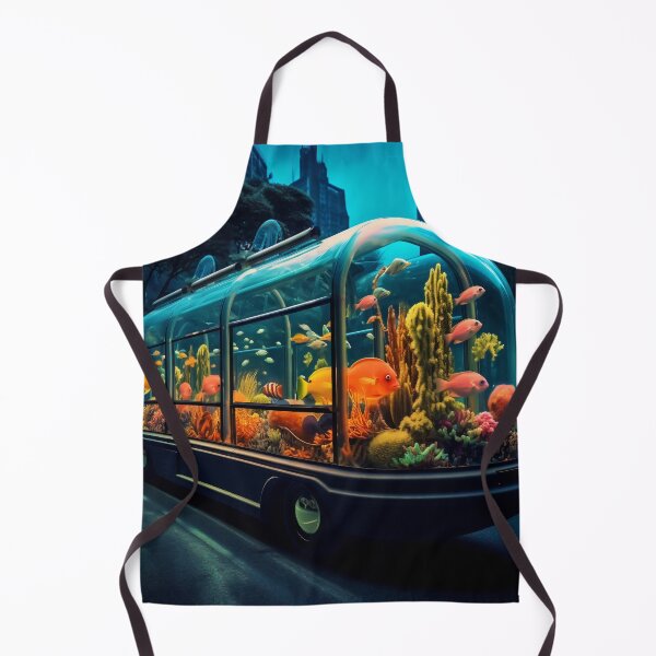 Item preview, Neon Aquarium Bus in the City Night designed and sold by oanaunciuleanu.
