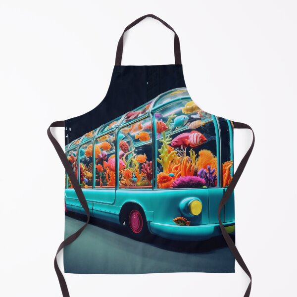 Item preview, Neon Aquarium Bus in the City Night designed and sold by oanaunciuleanu.