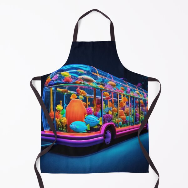 Item preview, Neon Aquarium Bus in the City Night designed and sold by oanaunciuleanu.