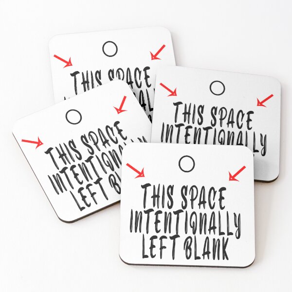Item preview, THIS SPACE INTENTIONALLY LEFT BLANK  designed and sold by infinitty art.