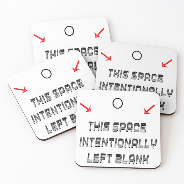 Item preview, THIS SPACE INTENTIONALLY LEFT BLANK  designed and sold by infinitty art.