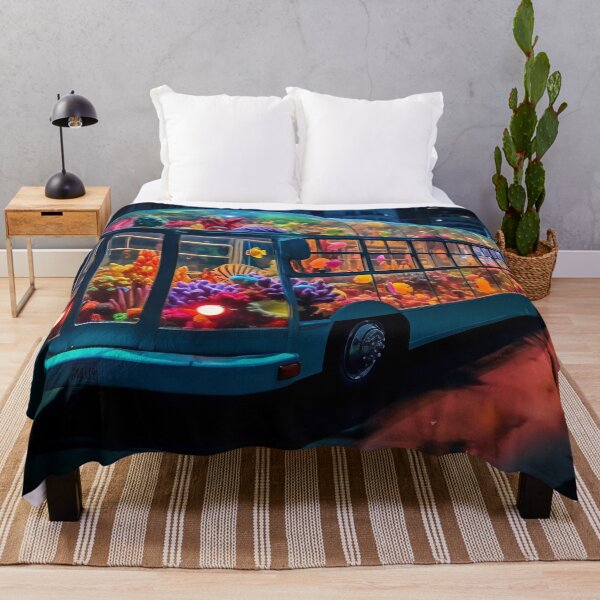 Item preview, Neon Aquarium Bus in the City Night designed and sold by oanaunciuleanu.