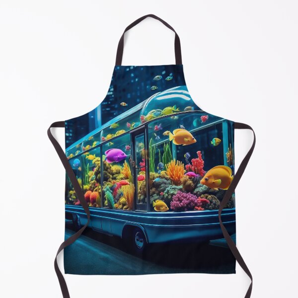 Item preview, Neon Aquarium Bus in the City Night designed and sold by oanaunciuleanu.