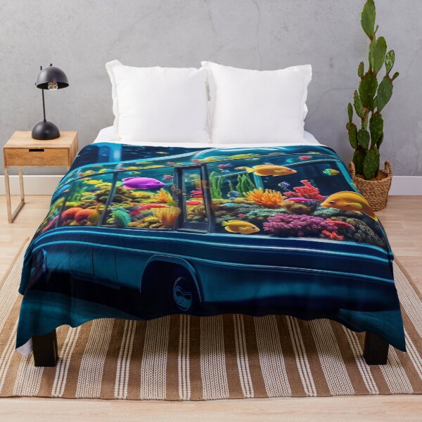 Item preview, Neon Aquarium Bus in the City Night designed and sold by oanaunciuleanu.