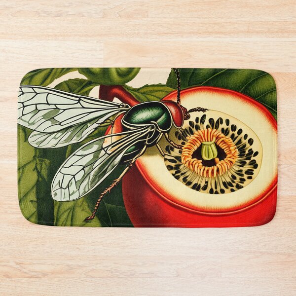 Item preview, The Cicada beetle sits on the passion fruit flowe designed and sold by marccelusshop.