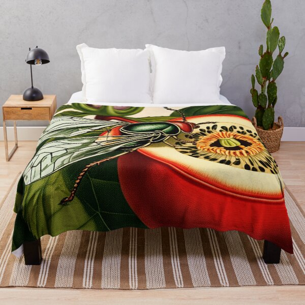 Item preview, The Cicada beetle sits on the passion fruit flowe designed and sold by marccelusshop.