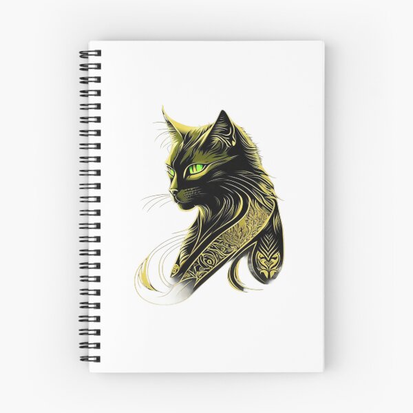 Item preview, Copy of Majestic black cat sensual nature's charming allure designed and sold by BlueGoldArt.