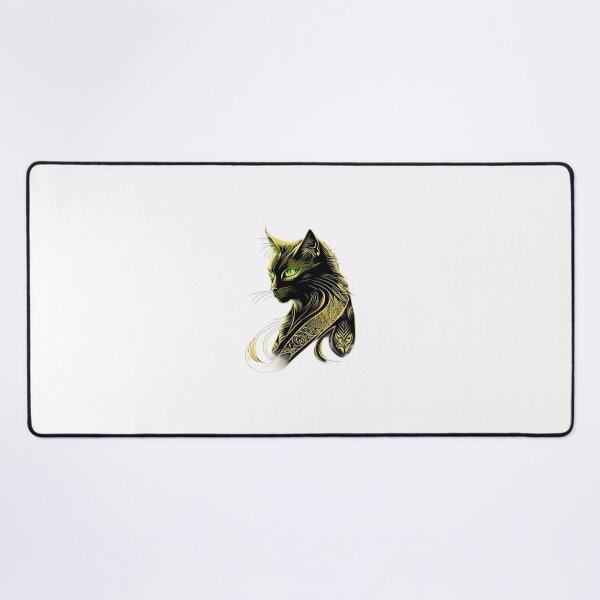 Item preview, Copy of Majestic black cat sensual nature's charming allure designed and sold by BlueGoldArt.