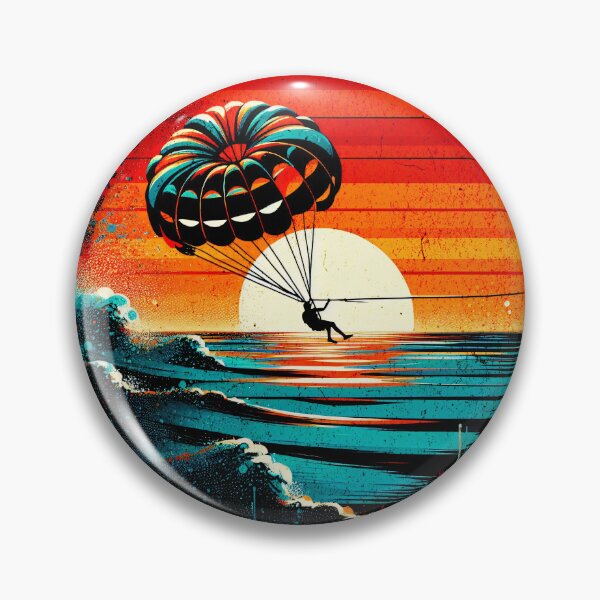 Item preview, Parasailing Retro Grafitti Design designed and sold by RedDesignSyc.