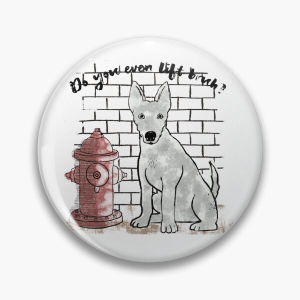 Artikelvorschau, Hund am Hydranten Heben Sie Bruh überhaupt an? entworfen und verkauft von HeidiMyersArt.