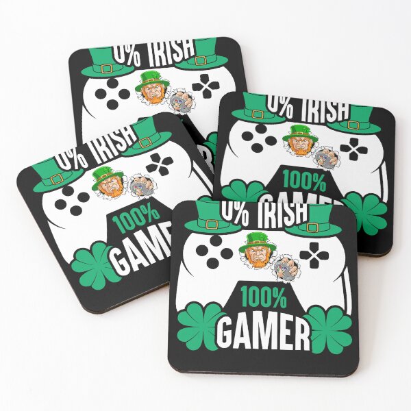 Item preview, 0 Irish 100 Gamer Saint Patty's Video Game Funny Gaming designed and sold by BalladOfZeus.