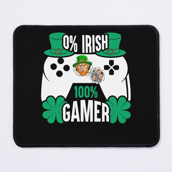 Item preview, 0 Irish 100 Gamer Saint Patty's Video Game Funny Gaming designed and sold by BalladOfZeus.
