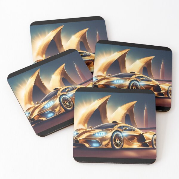 Item preview, Epic Gold Sports Race Car Design designed and sold by Saffia Publishing House.