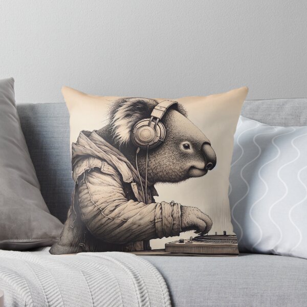 Item preview, Koala DJ Spinning Retro Vibes designed and sold by PictorialWhimsy.