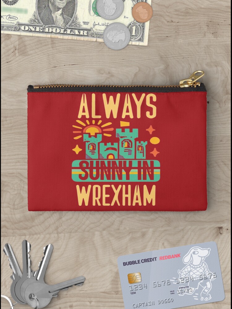 Thumbnail 3 of 4, Zipper Pouch, Always Sunny In Wrexham designed and sold by UrbanGraphixs.
