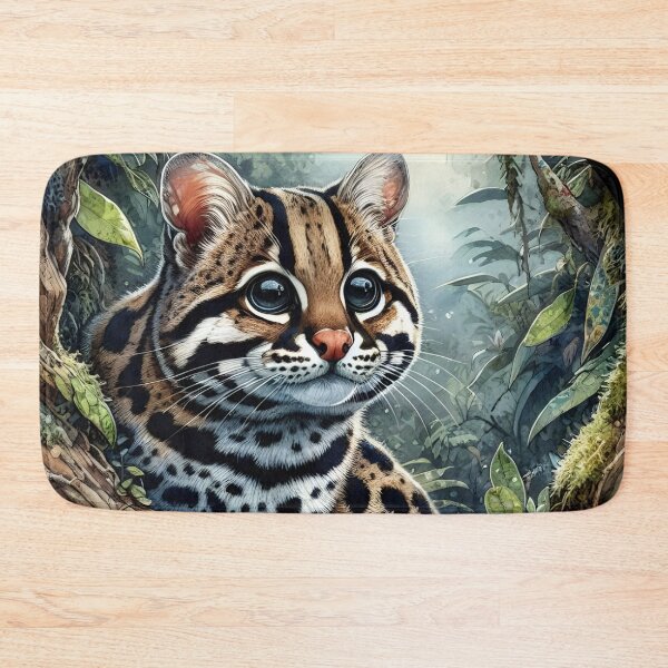Item preview, Margay animal art designed and sold by RubisLeaf.