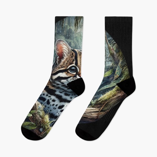 Item preview, Margay animal art designed and sold by RubisLeaf.