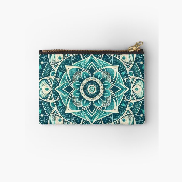 Item preview, Mandala Sacred Geometry star Dust To Sea Foam designed and sold by CoffeeIsATrip.