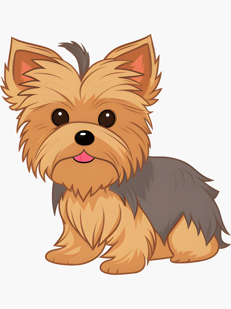 Yorkie Bucket Hat - Cartoon Yorkie Bucket Hat - Cartoon