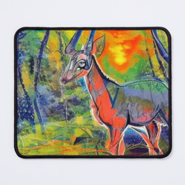 Item preview, Antelope in forest designed and sold by George Hutton Hunter.