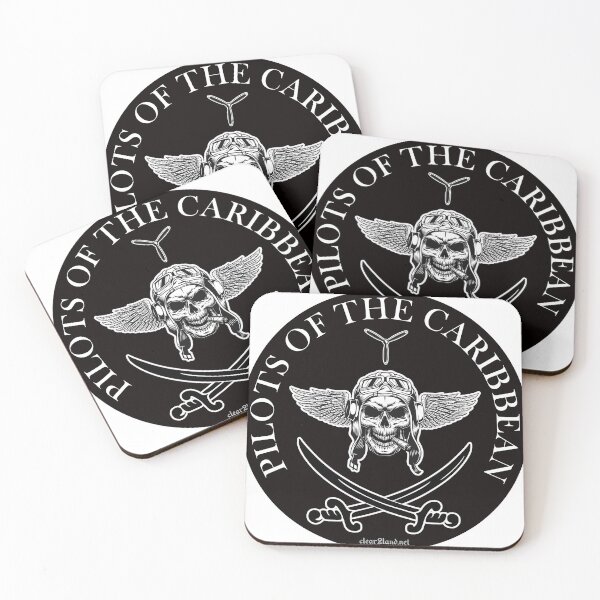Item preview, Pilots of the Caribbean Skull with WINGS designed and sold by clear2land.