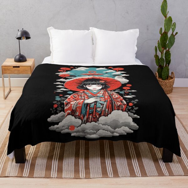 Item preview, Japan Yokai Umbrella Vintage Demon Art Style designed and sold by LuminOrb.