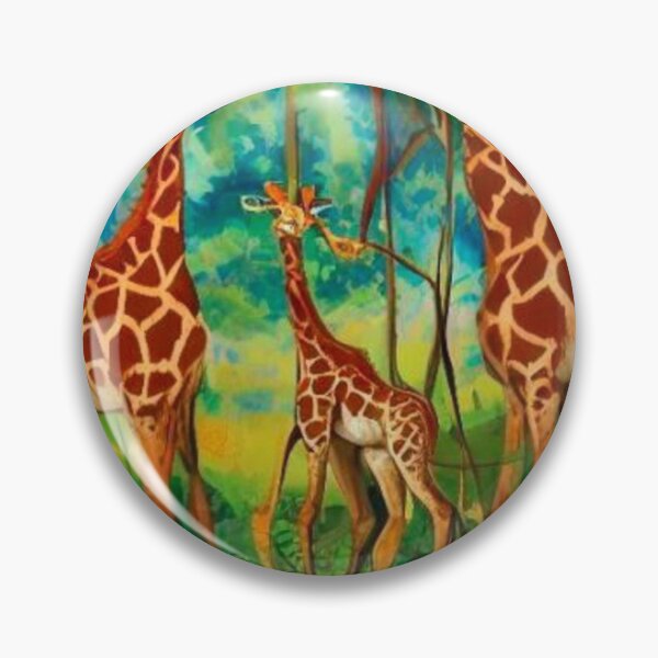 Item preview, Giraffes in forest glade designed and sold by George Hutton Hunter.