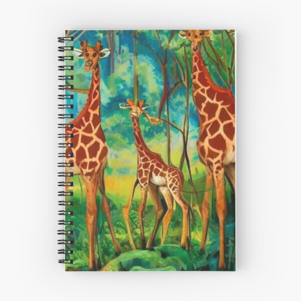 Item preview, Giraffes in forest glade designed and sold by George Hutton Hunter.