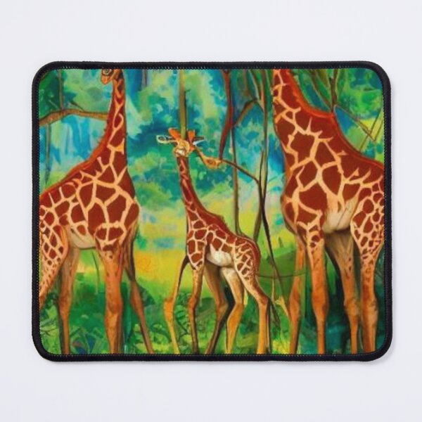 Item preview, Giraffes in forest glade designed and sold by George Hutton Hunter.