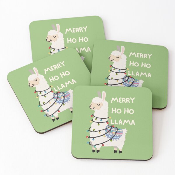 Item preview, Christmas holiday llama designed and sold by Quacktails.