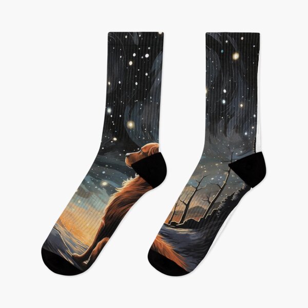 Item preview, Stargazing at Halcyon Library: A Journey Along the Luminous Trail of Stars with a Canine Companion designed and sold by Christian Weiss.