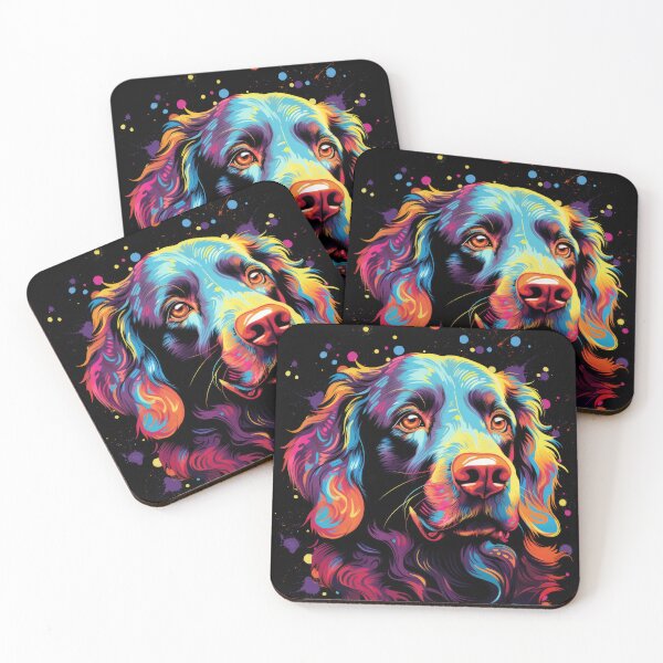 Item preview, colorful American Water Spaniel dog designed and sold by WallyPink.