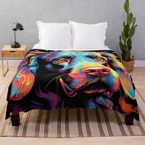Item preview, colorful American Water Spaniel dog designed and sold by WallyPink.