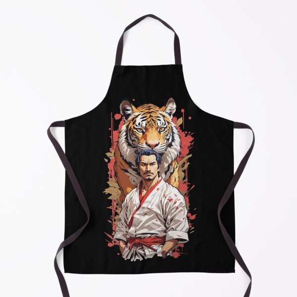 Item preview, Tiger Martial Artist Retro Martial Arts Art Style designed and sold by LuminOrb.