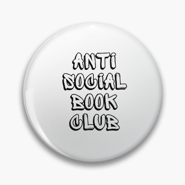 Item preview, Anti Social Book Club | Book Club quotes designed and sold by PurpleWay.
