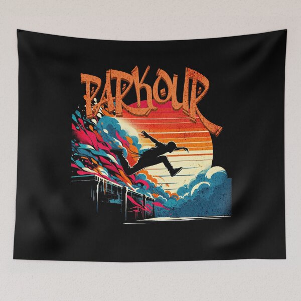 Item preview, Parcour Urban Graffiti Design designed and sold by RedDesignSyc.