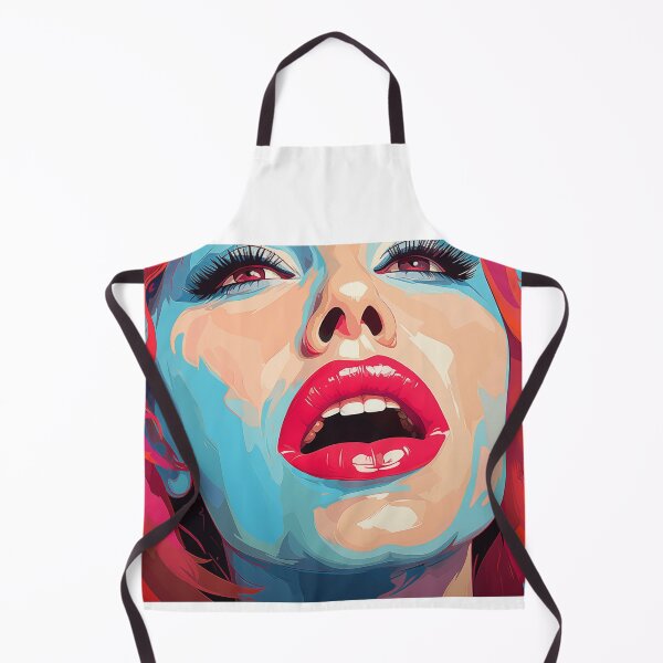 Artikelvorschau, Rote Lippen Mädchen Pop Art Design entworfen und verkauft von RayFineArt.