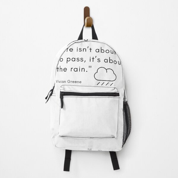 Item preview, "Life isn’t about waiting for the storm to pass, it’s about learning to dance in the rain." - Vivian Greene Inspirational Quote designed and sold by Bananobanini.