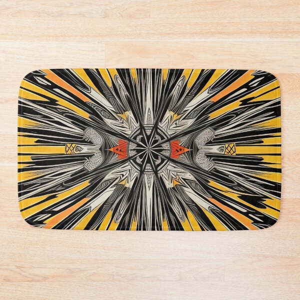Item preview, Tribal pattern design yellow skin designed and sold by operossa.
