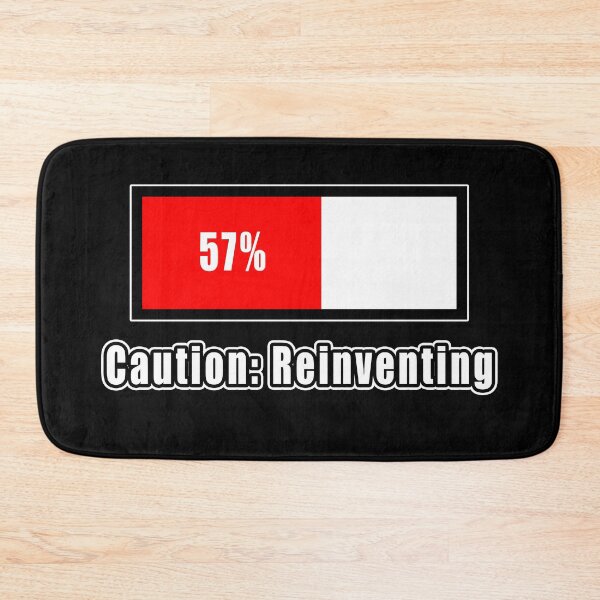Item preview, Caution: Reinventing, Affirmation, Funny Phrase designed and sold by Burn-Ego.