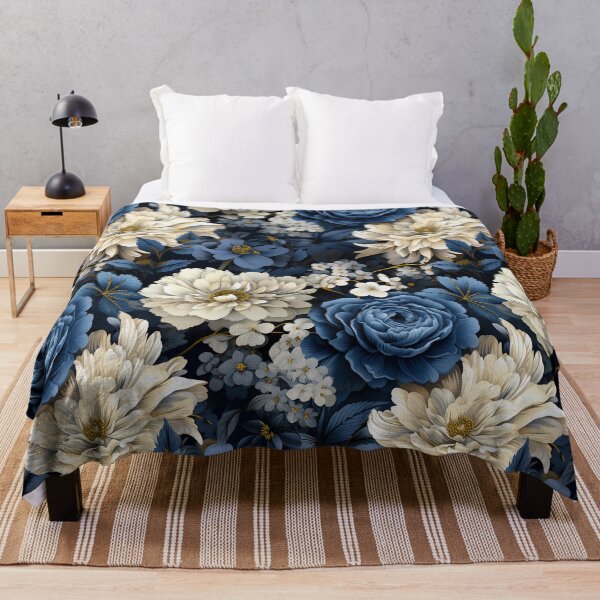 Item preview, Blossoms in Harmony: The Elegance of White and Blue Roses_2 designed and sold by BorczVisuals.