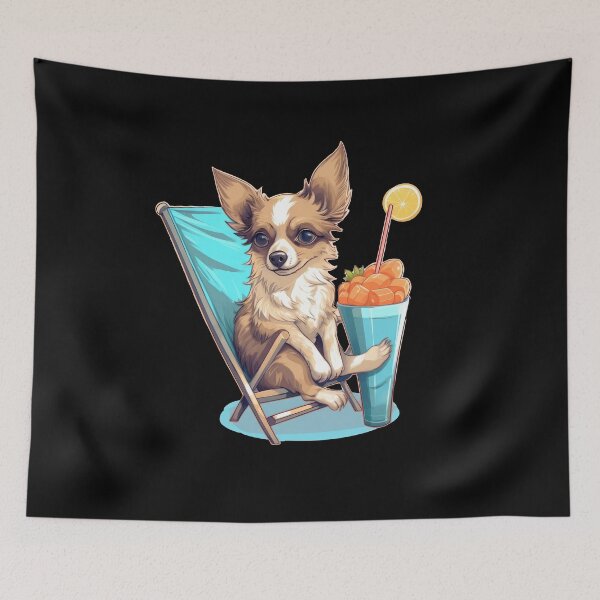 Item preview, Chihuahua Dog is chilling designed and sold by WallGemsArt.