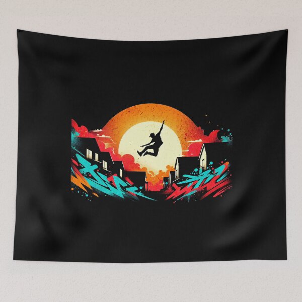 Item preview, Parcour Jumper Graffiti Design designed and sold by RedDesignSyc.